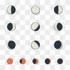 Circle, HD Png Download - moon cycle png