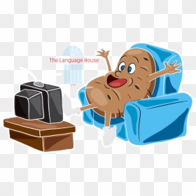 Cartoon, HD Png Download - cartoon couch png