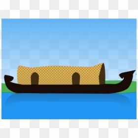 Kerala House Boat Illustration, HD Png Download - cartoon couch png