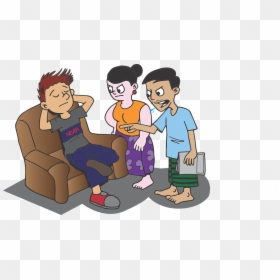 Don T Want To Do, HD Png Download - cartoon couch png