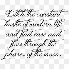 Calligraphy, HD Png Download - moon cycle png