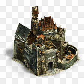 Fantasy Map Icon Png, Transparent Png - medieval castle png