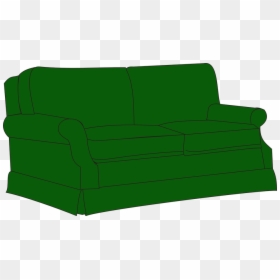 Green Couches Transparent Background, HD Png Download - cartoon couch png