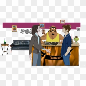 Cartoon, HD Png Download - cartoon couch png