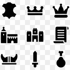 Health Vectors Black And White, HD Png Download - medieval castle png