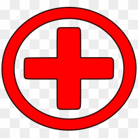 Hospital Logo Red Cross, HD Png Download - red circle cross png