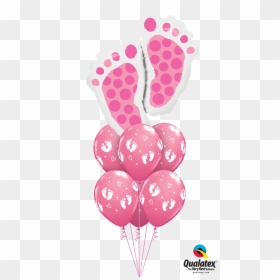 Baby Feet Balloon Bouquets, HD Png Download - pink baby feet png