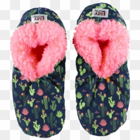 Lazyone Womens Cactus Fuzzy Feet Slipper Adult S, HD Png Download - pink baby feet png