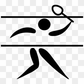 Badminton En Los Juegos Olimpicos, HD Png Download - badminton silhouette png