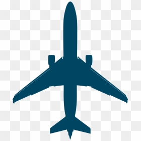Plane Silhouette, HD Png Download - alas vector png