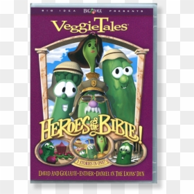 Veggietales Heroes Of The Bible Lions Shepherds, HD Png Download - david and goliath png
