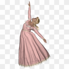 Woman Dancing In Gown, HD Png Download - dancing woman png