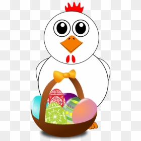 Easter Egg Raffle Cartoon, HD Png Download - cartoon basket png