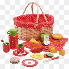 Transparent Picnic Blanket Png, Png Download - cartoon basket png