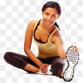 Healthy Woman Working Out, HD Png Download - fitness woman png
