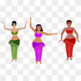 Belly Dance Cartoon Png, Transparent Png - dancing woman png