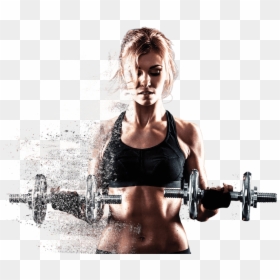 Women Fitness Transparent Background Png, Png Download - fitness woman png