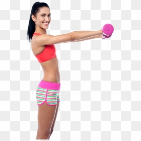 Fitness Woman Transparent Background, HD Png Download - fitness woman png