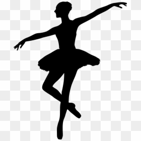Dance Black And White, HD Png Download - dancing woman png