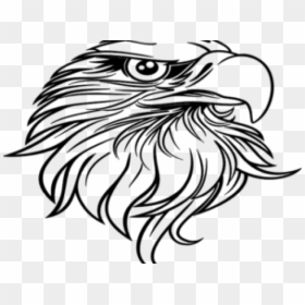 Eagles Black N White, HD Png Download - eagle head vector png
