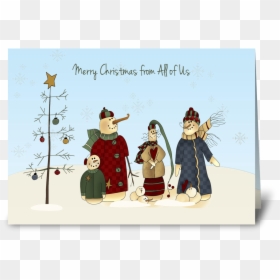Christmas Card, HD Png Download - winter scene png