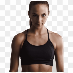 Sports Bra, HD Png Download - fitness woman png