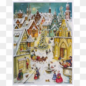 Feliz Navidad Queridos Primos, HD Png Download - winter scene png