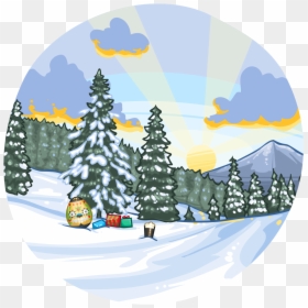 Illustration, HD Png Download - winter scene png