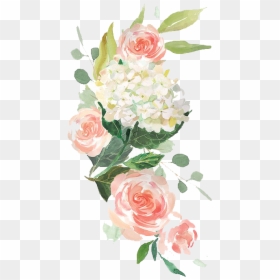 Transparent Background Watercolor Flowers Png, Png Download - free watercolor background png