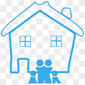 House Family Clip Art, HD Png Download - familia feliz png