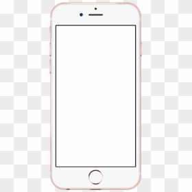 White Phone Png Transparent, Png Download - iphone 6s rose gold png