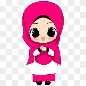 Kartun Hijab Png, Transparent Png - muslimah png