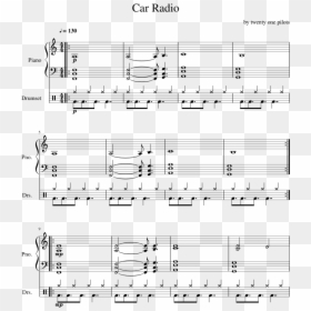 Car Radio Partitura Piano, HD Png Download - car radio png