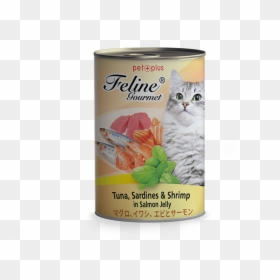 Feline Gourmet Canned Tuna Sardines & Shrimp, HD Png Download - sardines png