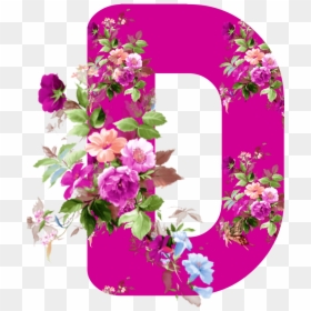 Floral Design Flower Alphabet, HD Png Download - moldura pergaminho png