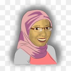 Muslim Old Woman Clipart, HD Png Download - muslimah png