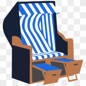 Strandkorb Clipart Png, Transparent Png - cartoon chair png