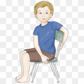 Sitting, HD Png Download - cartoon chair png