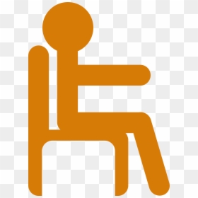 Person Sitting In A Chair Clipart, HD Png Download - cartoon chair png