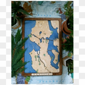 Atlas, HD Png Download - seattle map png