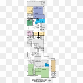 Seattle Central Floor Map, HD Png Download - seattle map png