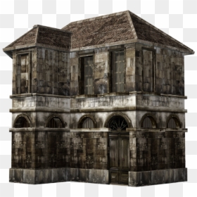 Haunted House Png, Transparent Png - medieval house png