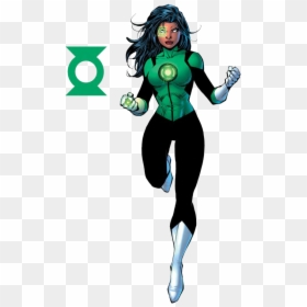 Green Lantern Jessica Cruz Anime, HD Png Download - green lantern comic png