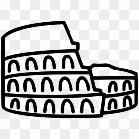 Colosseum Rome Icon Transparent, HD Png Download - roman wreath png