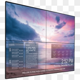 Flat Panel Display, HD Png Download - video wall png