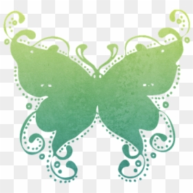 Mariposa Color Verde Menta, HD Png Download - mariposa vector png