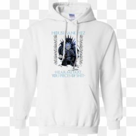 Born Sinner White Hoodie, HD Png Download - rick and morty fart png
