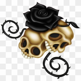 Illustration, HD Png Download - girly skull png