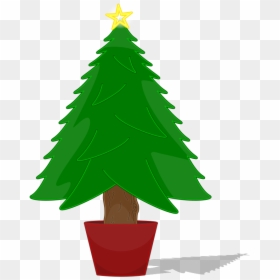Christmas Tree Not Decorated, HD Png Download - christmas tree png free