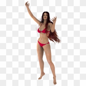 Gambar Animasi Wanita Seksi, HD Png Download - woman in bikini png